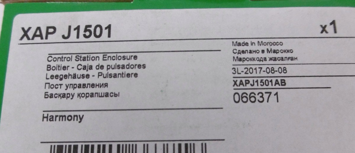 Produktbild von SCHNEIDER ELECTRIC XAP J1501 Leergehäuse – Für Steuergeräte, Neu Mit Lagerspuren