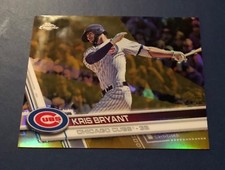 2017 Topps Chrome Gold Refractors /50 You Pick Chicago Cubs