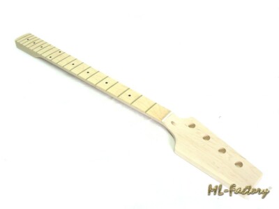 E-Bass Paddle Neck/Hals ML-Factory  20 Bünde, Ahorn/Ahorn 