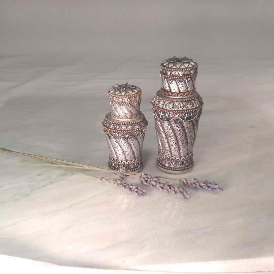 Bottle Silver 6 Ml. Refillable Travel