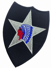 Reproduction US 2nd Infantry Division Patch, World War Two Era