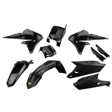 Cycra Powerflow Complete Plastic Kit Set Black Fits YAMAHA YZ250F YZ450F