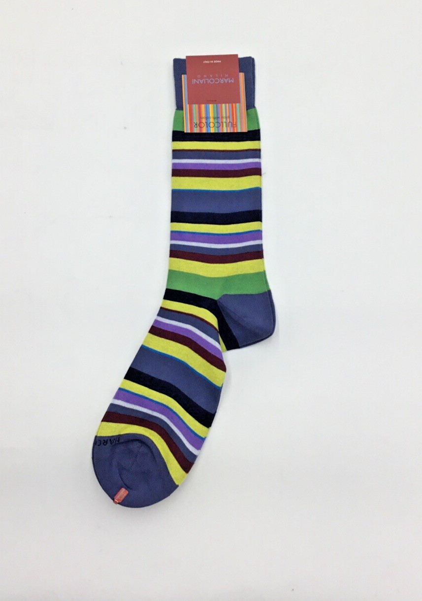 Мужские полноцветные носки Marcoliani Milano- Размер: 8-11- Разноцветные-Мягкие и прочные