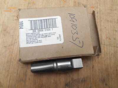 3/8''-18 NPT Taper Pipe Hand Tap Irwin Hanson 1904 ZR USA, lot of 4, New