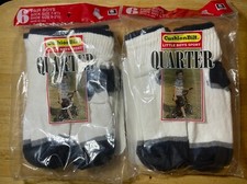 Vintage Quarter Length Socks 6- Pair pack boys size 7-81/2 /Sock Size 9-121/2