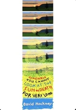 David Hockney Remember That You Cannot Look At The sun Or Death For A Long Time