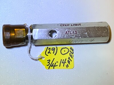 ATLAS    3/4-14  NPTF L3   PIPE THREAD GAGE