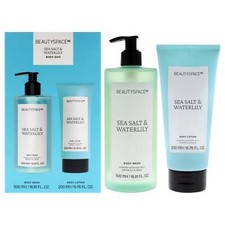 Beauty Space Body Duo - Sea Salt and Waterlily by SpaceNK for Unisex - 2 Pc 1...