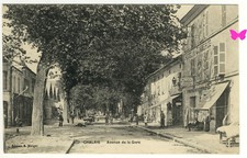 Carte Postale 16 - CHALAIS - Avenue de la Gare