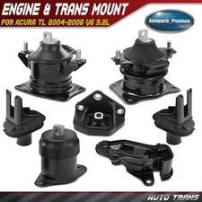 7Pcs Auto Trans Engine Motor & Transmission Mount for Acura TL 2004-2006 V6 3.2L