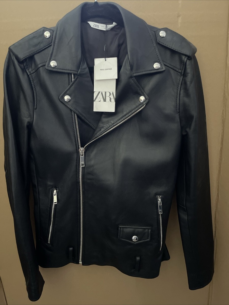 Zara Men's Real Leather Jacket Size Small | eBay Zara Men's Real Leather Jacket Size Small | eBay