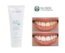 110 g/4Oz 1 Tube AP-24 Fluoride Toothpaste NuSkin Wh TENING