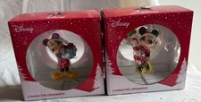 Disney Mickey Mouse Minnie Mouse Christmas Tree Hanging Ornaments