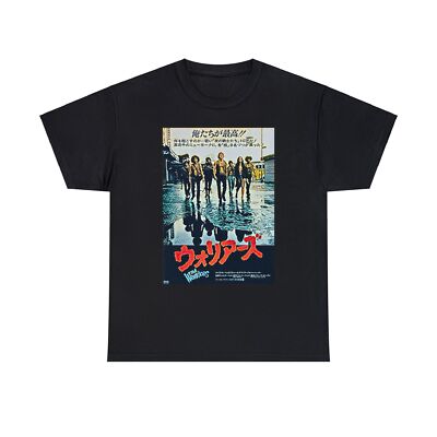 The Warriors Graphic Print Japan Movie Art SS Crew Unisex Heavy Cotton Tee Shirt