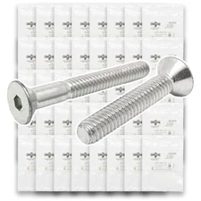 Metric A4-70 Stainless Steel Flat Socket Head Cap Screws - 304 PCS