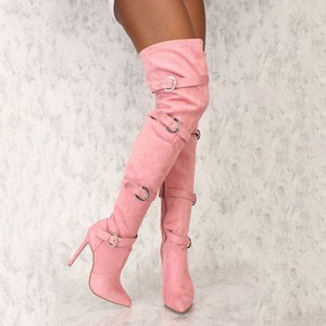 ladies thigh length boots