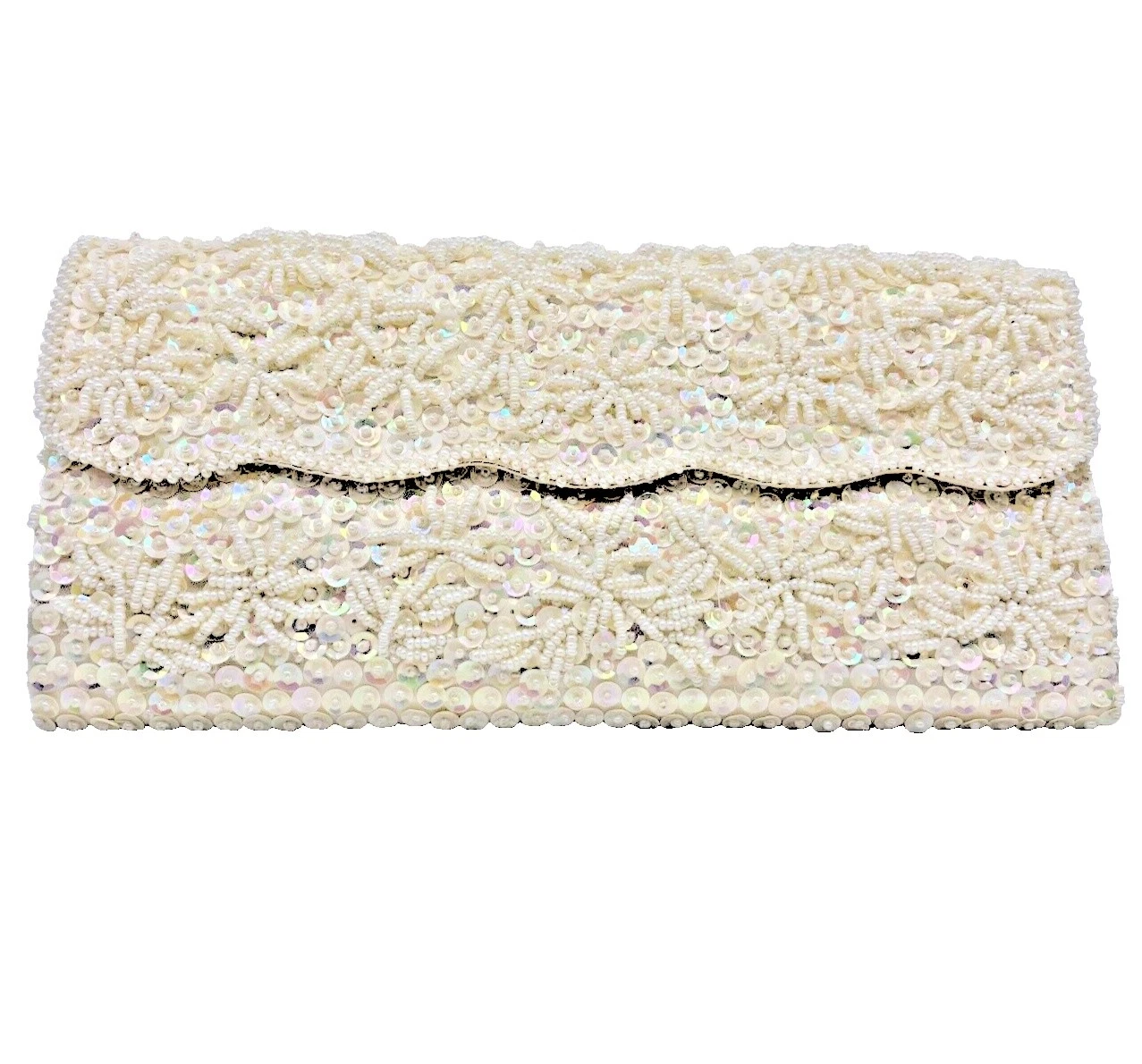 Satin Clutch White Vintage Bags, Handbags & Cases