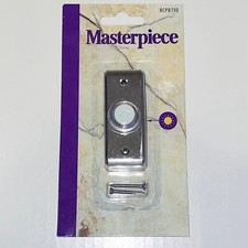 NuTone Broan RCPB710 Brushed Chrome "Masterpiece" Lighted Door Chime Doorbell
