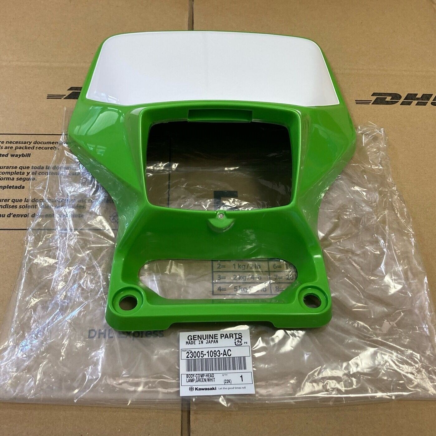 Kawasaki Genuine 1989-1994 Kdx200 Kdx250 Body Comp Head Lamp OEM 23005 ...