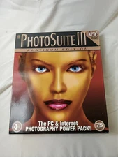 MGI PhotoSuite III 3 Platinum Edition PC Software Editing BIG BOX COMPLETE