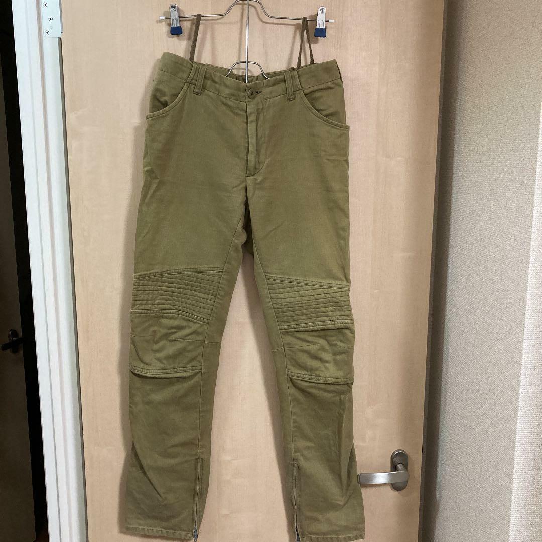 HELMUT LANG Astro Biker Pants men Size 38 Sand Beige Initial