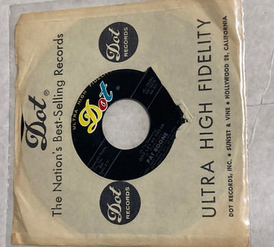 1961 Pat Boone Johnny Will / Just Let Me Dream 45 rpm Record DOT 45-16284