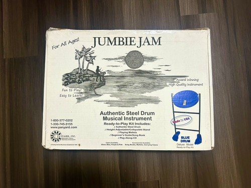 Jumbie Jam Steel Drum Kit - No Feet - Sticks - Follow Along CD -Instructions Inc