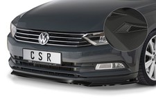 Cup Spoiler Lippe Ansatz matt Carbon Look für VW Passat B8 Typ 3G CSL359-M