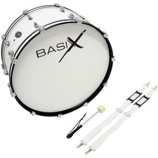 GewaPure Basix Marching Bass Drum 24x12 white | Neu
