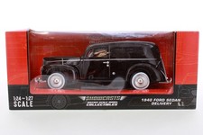 1940 Ford Sedan Delivery Hardtop, Burgundy - Showcasts R-23545 - 1/24 Scale