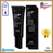 Allies of Skin Retinal 0.05% Peptides Repair Night Cream 1.6 fl oz NEW IN BOX