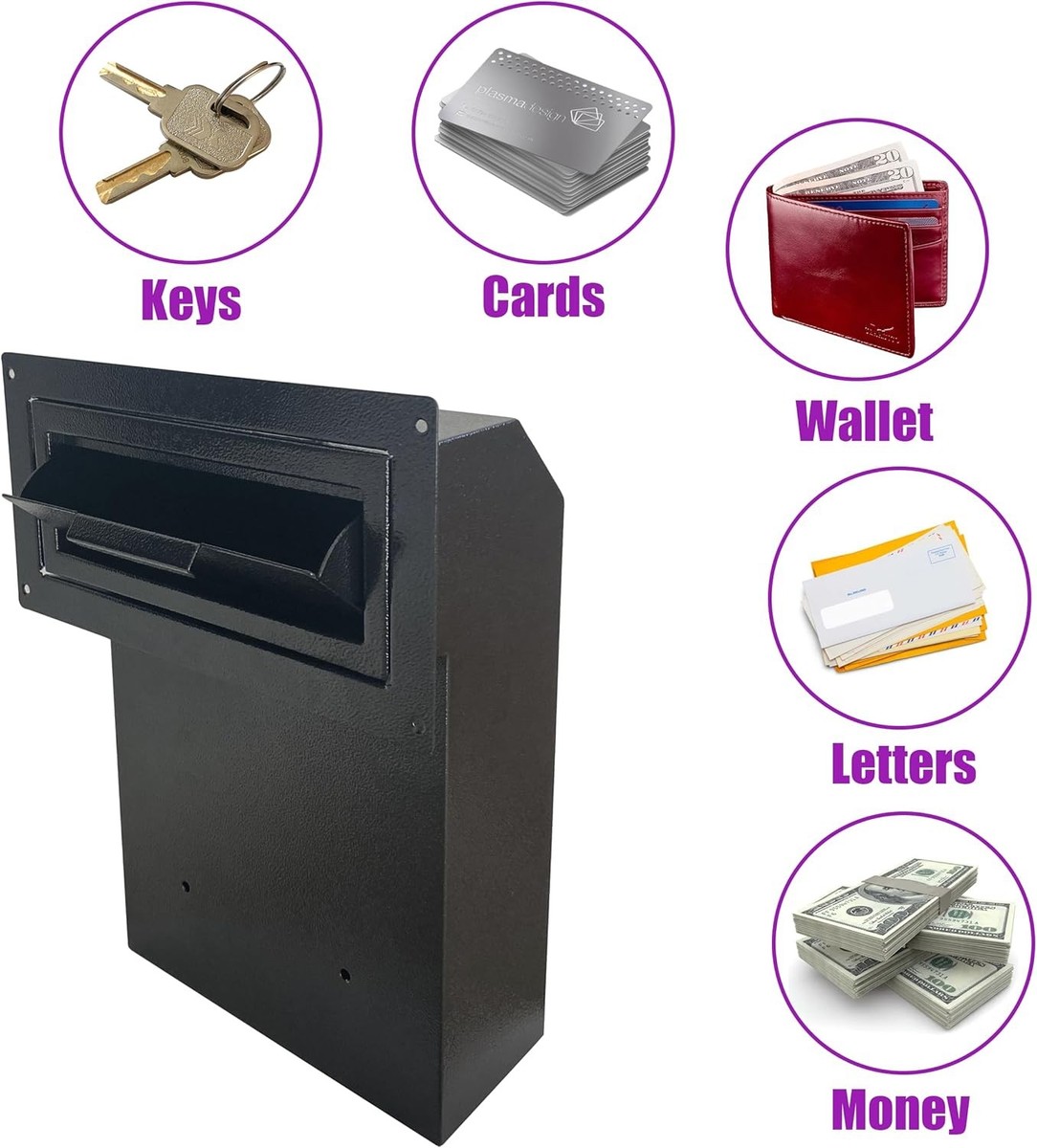 anti fishing post box DWD® Premium 45 Degree Angled Slot -Theft Anti -Fishing Design Weatherproof 304 and small packages VEVOR Anti Theft Mailbox –