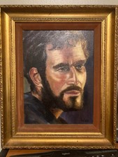 Charlton Heston Kelsey Oil Painting