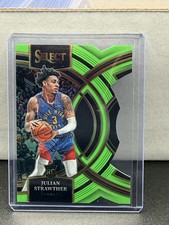 Julian Strawther 2023 Panini Select Neon Green Die-Cut Premier /75 RC Denver ...