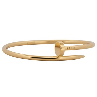 2019 PAPERS Cartier Juste Un Clou Nail Bracelet Size 19 18K Yellow Gold AU 750