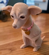 Figura Dura Chihuahua Niña Taco Bell Sellada Ojos Parpadeantes Pulsador RARO