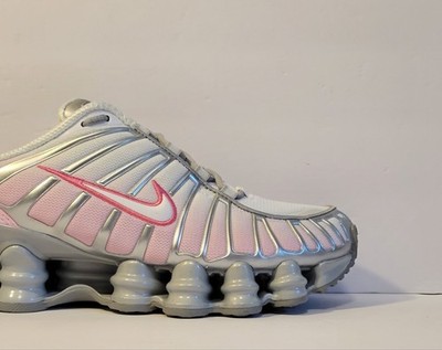 Womens Nike Shox TL Sz. 8.5 Pink Metallic Platinum HV2520-001 R4 TLX TN Trainer