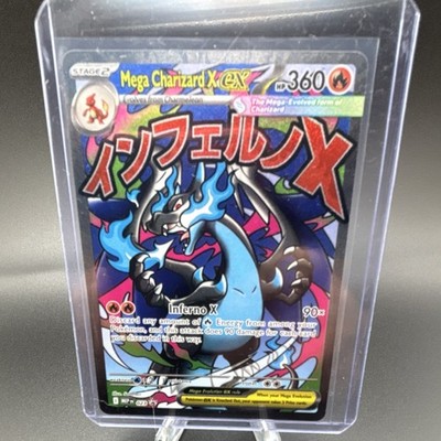 Mega Charizard X EX 023 Me: Mega Evolution Promo Full Art Holo 360 HP English
