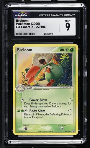 Breloom graded CGC 9 for sale on eBay