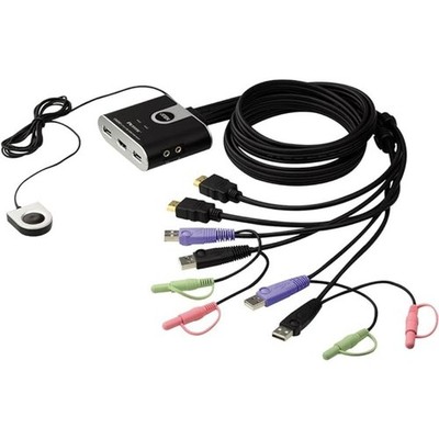 Aten CS692-AT KVM 2X USB/HDMI/Audio Switch, 2 Ports, 1920x1200, Umschlater