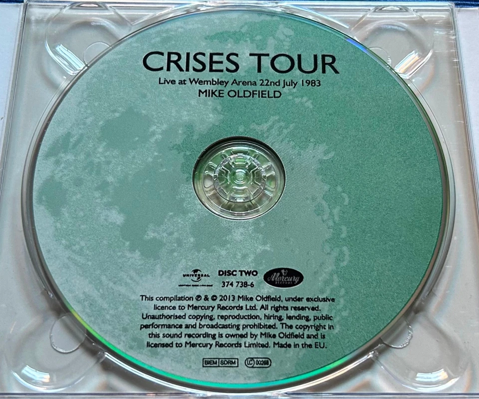 Mike Oldfield: CRISES - 2CD - Deluxe Edition - Mercury/Universal 2013 - NM! - Bild 4 von 4