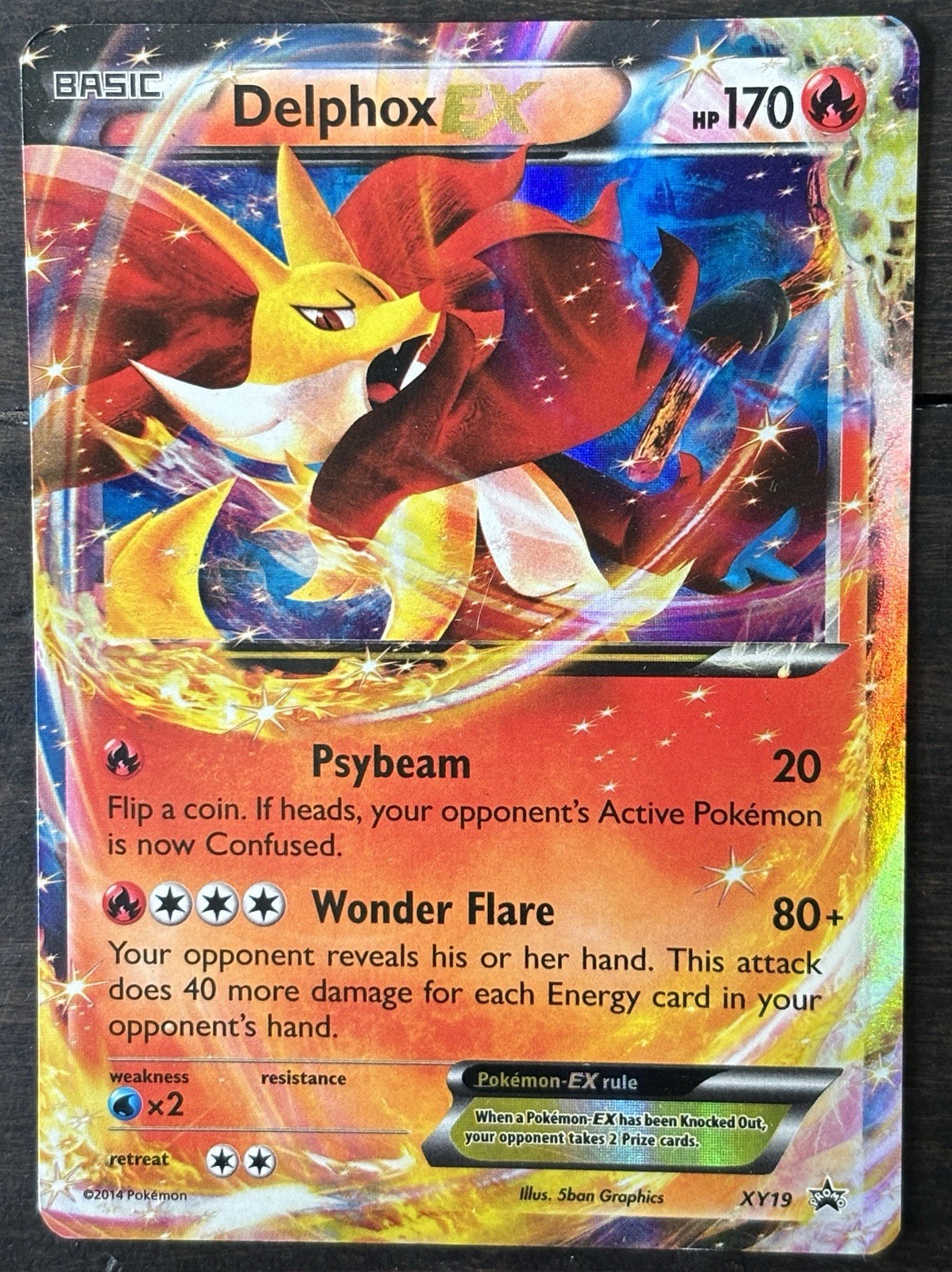 Delphox EX XY19 Xy Promos Holo