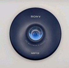 Vintage Sony CD Walkman D-NE005 MP3/CD-R/RW G-Protection Blue Works