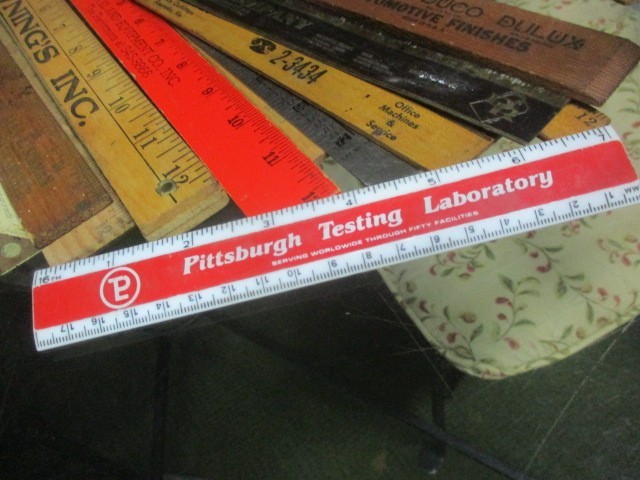Pittsburgh Testing Laboratory, Vintage 7" Ruler