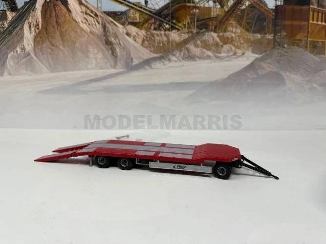 CONRAD 98028/01 Rimorchio rallato fliegl rosso 1/50 - Immagine 2 di 4