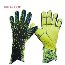 Thickened Goalkeeper Gloves Soccer Goalie Football Gloves With Strong Grip UK