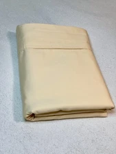 Wamsutta King Flat Sheet 100% Pima Cotton Soft - Buttery Yellow