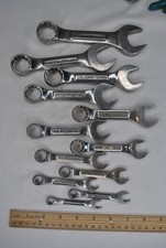 Craftsman Professional 12pc SAE Stubby Combination Wrench Set Made in USA