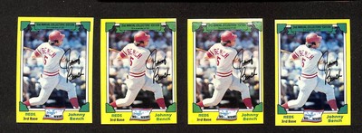 1982 Topps Drakes #3 Johnny Bench Reds  4ct Baseball Card Lot   3602B