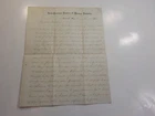 Civil War Letter Abraham Lincoln 1864 Rebels Election Paducah Kentucky Troops